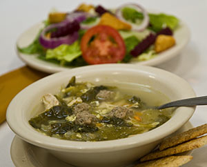 Italian Restaurant, wedding soup